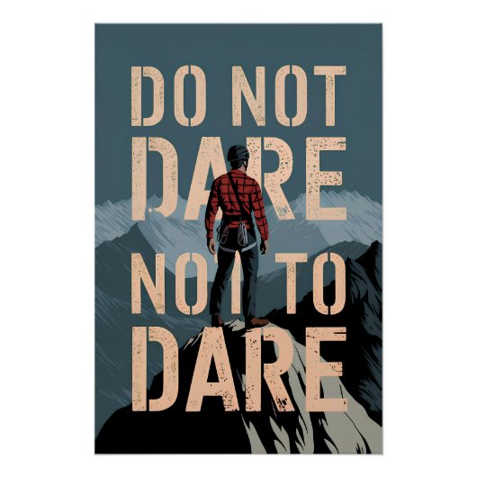 Durf niet te durven perfect poster (Voorkant)