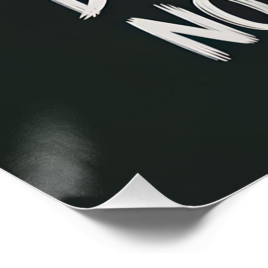 Durf niet te durven perfect poster (Hoek)