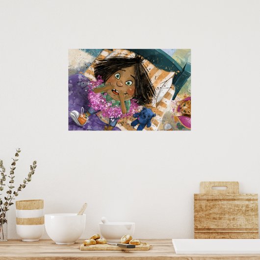 Durf niet te lachen poster (Keuken)