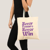 Durf nooit te winnen tote bag (Voorkant (product))