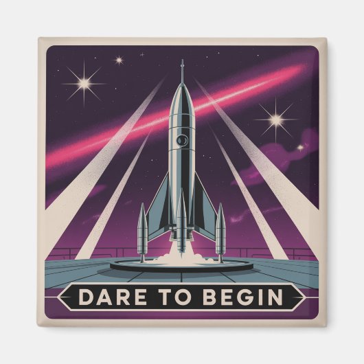 Durf om te beginnen magneet (Voorkant)