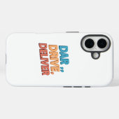 "Durf, rijd, lever.": Case-Mate iPhone Case (Achterkant (horizontaal))