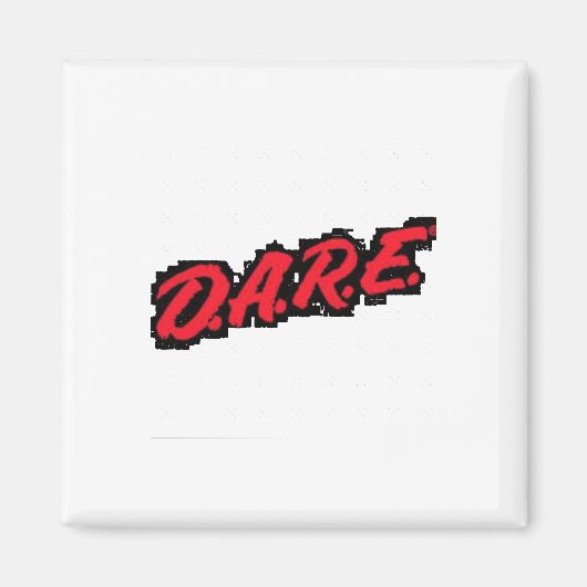 Durf Sticker Magneet (Voorkant)