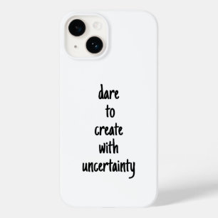 Durf te creëren iPhone hoesje