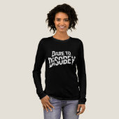 Durf te disobeyeren Punk Tri-Blend Shirt (Voorkant)