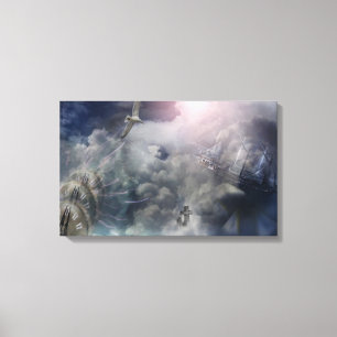 Durf te dromen gewikkeld canvas afdruk