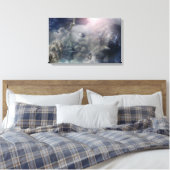Durf te dromen gewikkeld canvas afdruk (Insitu (Slaapkamer))