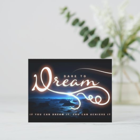 Durf te dromen van een Briefkaart (Staand voorkant)