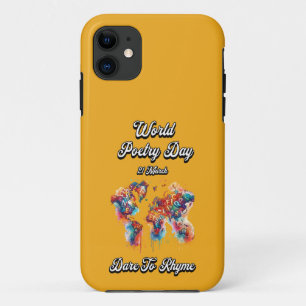 Durf te rijmen. Wereldgedichtendag. Case-Mate iPhone Case