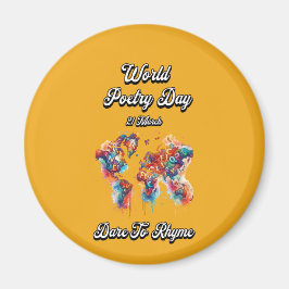 Durf te rijmen. Wereldgedichtendag. Magneet