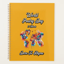 Durf te rijmen. Wereldgedichtendag. Planner