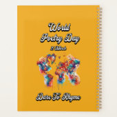 Durf te rijmen. Wereldgedichtendag. Planner (Achterkant)