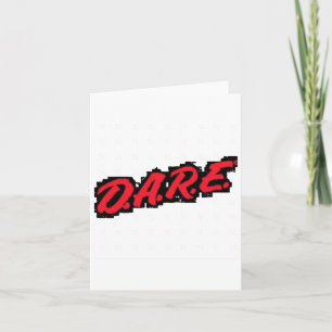 Durf te Stickers Kaart