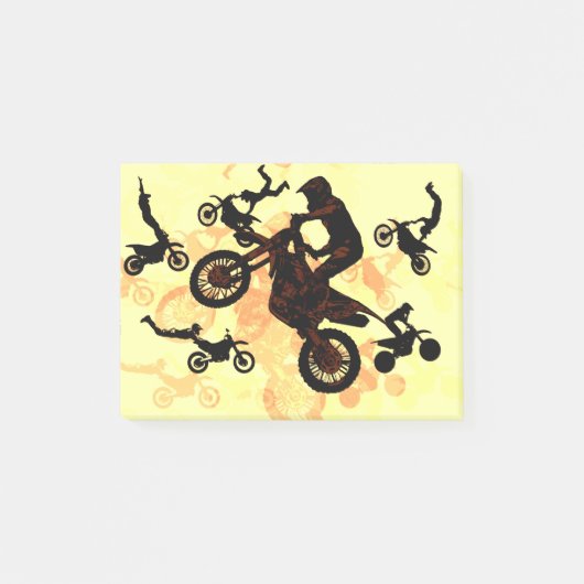 Durf te Vliegen - Motocross Stunts Post-it® Notes (Voorkant)