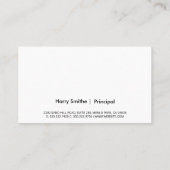 durfkapitalist | Ondernemend | Technische achtergr Visitekaartje (Achterkant)