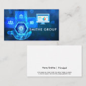 durfkapitalist | Ondernemend | Technische achtergr Visitekaartje (Voorkant / Achterkant)