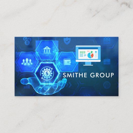 durfkapitalist | Ondernemend | Technische achtergr Visitekaartje (Voorkant)