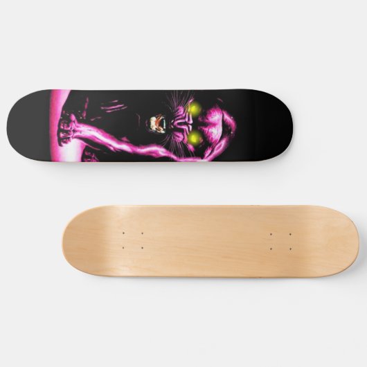 durfroze pantherplaat persoonlijk skateboard (Horizontaal)