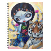 "Durga and the Tiger"-laptop Notitieboek (Voorkant)