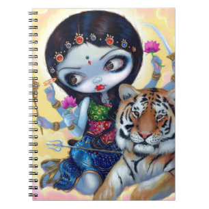 "Durga and the Tiger"-laptop Notitieboek