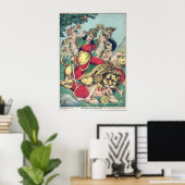 Durga, Doder van Buffeldemon (Hindoe-mythologie) Poster (Thuiskantoor)