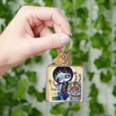 "Durga en de tijger" Sleutelhanger (Hand)