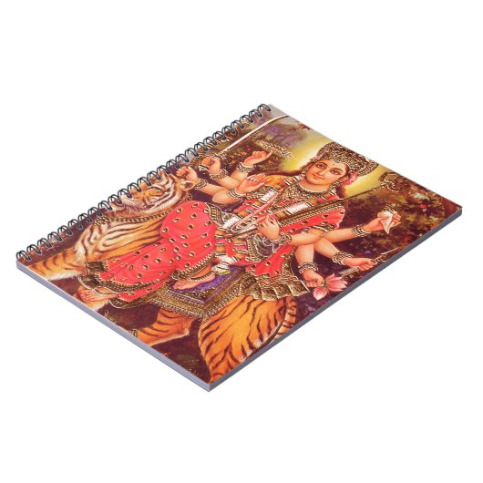 DURGA EN TIGER NOTITIEBOEK (Linkerzijde)