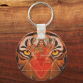 Durga en tijger Sleutelhangers (Voorkant)