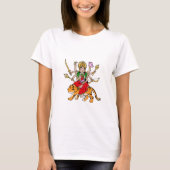 Durga Hindu Goddess T-Shirt (Voorkant)