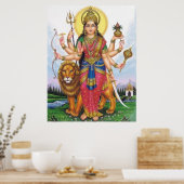 Durga Ma Poster (Keuken)