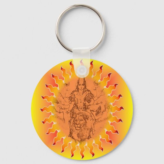 Durga Ma Sleutelhanger (Voorkant)