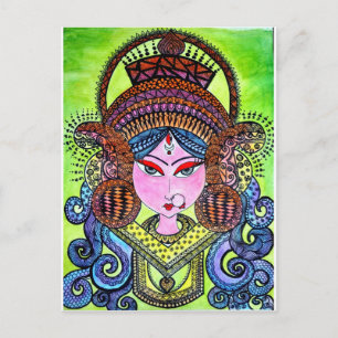Durga Maa Briefkaart