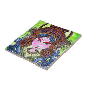 Durga Maa Tegeltje (Zijkant)