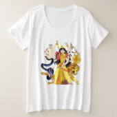 Durga Maa The Goddes Grote Maat T-shirt (Design voorkant)