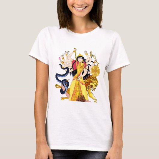 Durga Maa The Goddes T-shirt (Voorkant)