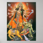 Durga Mahisasuramardini Poster (Voorkant)