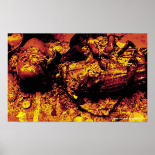 Durga met rum Poster