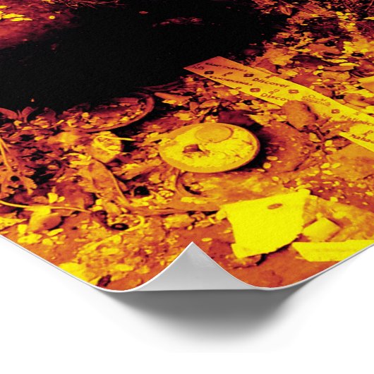 Durga met rum Poster (Hoek)