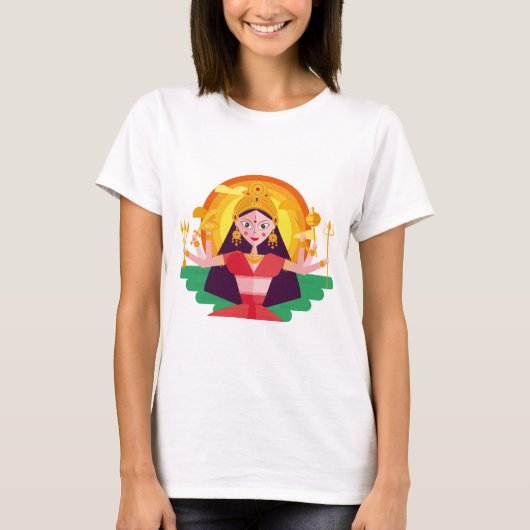 durga-puja-navaratri t-shirt (Voorkant)
