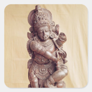 Durga uit Zuid-India Vierkante Sticker