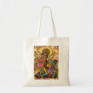 Durga vermoordt Mahishasura boodschappentas Tote Bag