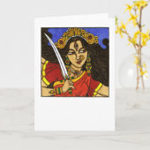 Durga-Wenskaart Kaart (Gele Bloem)