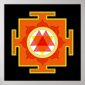 Durga Yantra Poster (Voorkant)