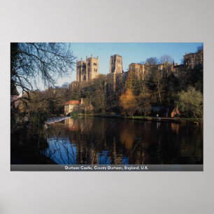 Durham Castle, County Durham, Engeland, Verenigd K Poster