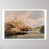 Durham Castle en Cathedral (w/c) Poster (Voorkant)