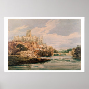 Durham Castle en Cathedral (w/c) Poster