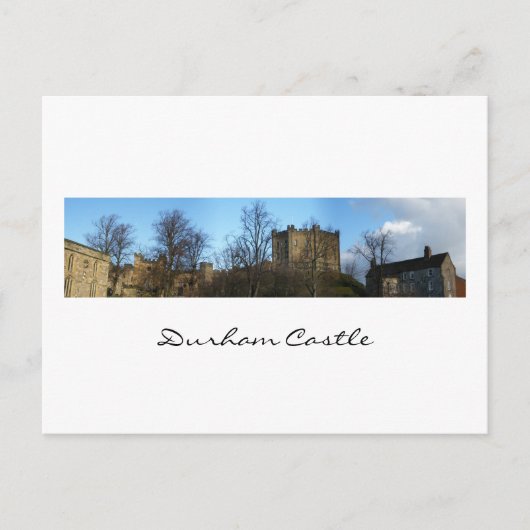Durham Castle Panorama Briefkaart (Voorkant)
