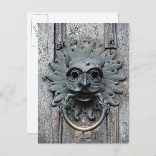Durham Cathedral Sanctuary Knocker Briefkaart (Voorkant / Achterkant)