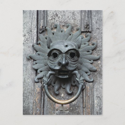 Durham Cathedral Sanctuary Knocker Briefkaart (Voorkant)