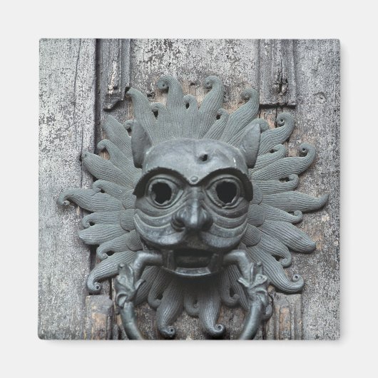 Durham Cathedral Sanctuary Knocker Magneet (Voorkant)